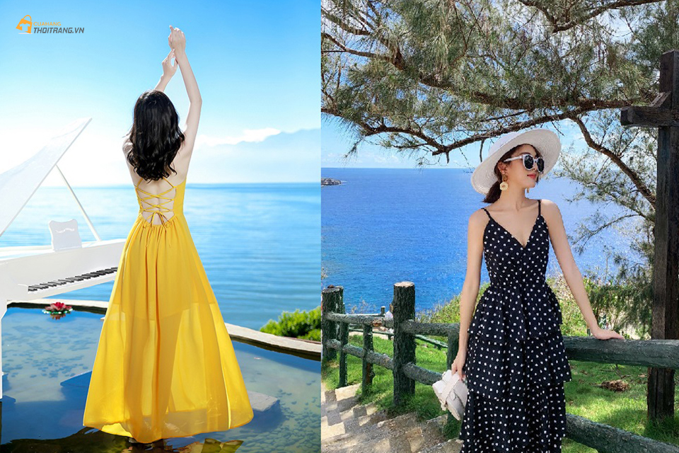 Top 13 mẫu đầm maxi đi biển hot nhất, lên hình đẹp nhất